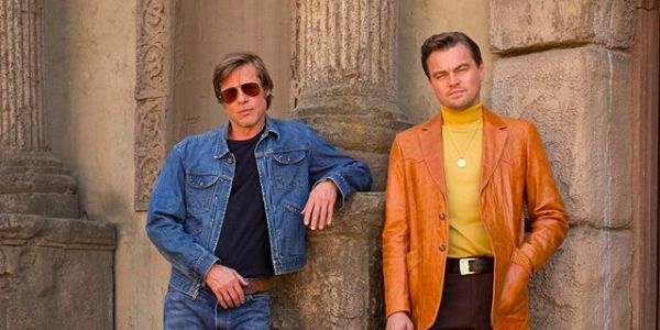 Brad Pitt and Leonardo DiCaprio in Once Upon A Time in Hollywood