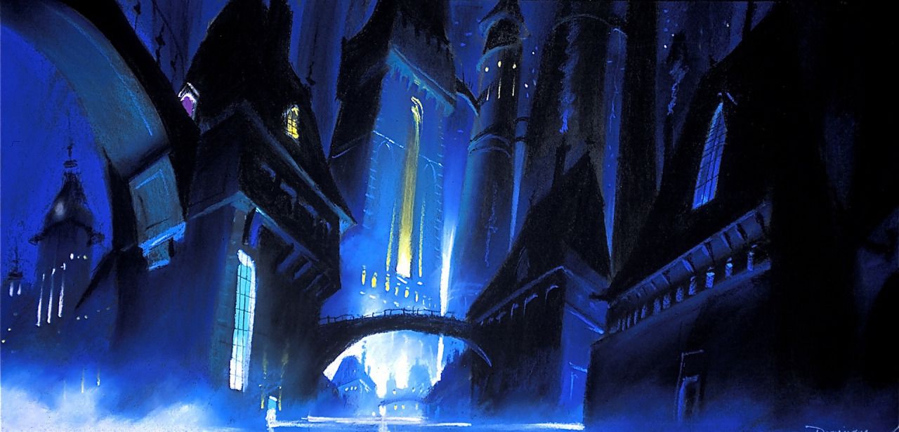 Pixar Concept Art Monster&rsquo;s Inc City