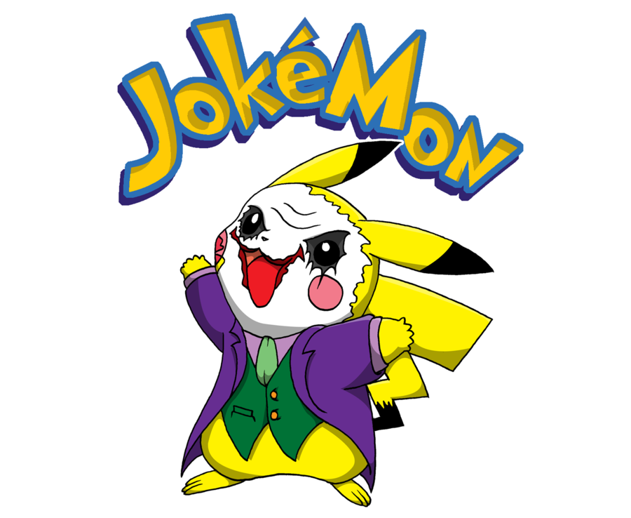 Pokemon Batman Pikachu Joker Fan Art by Yayzus