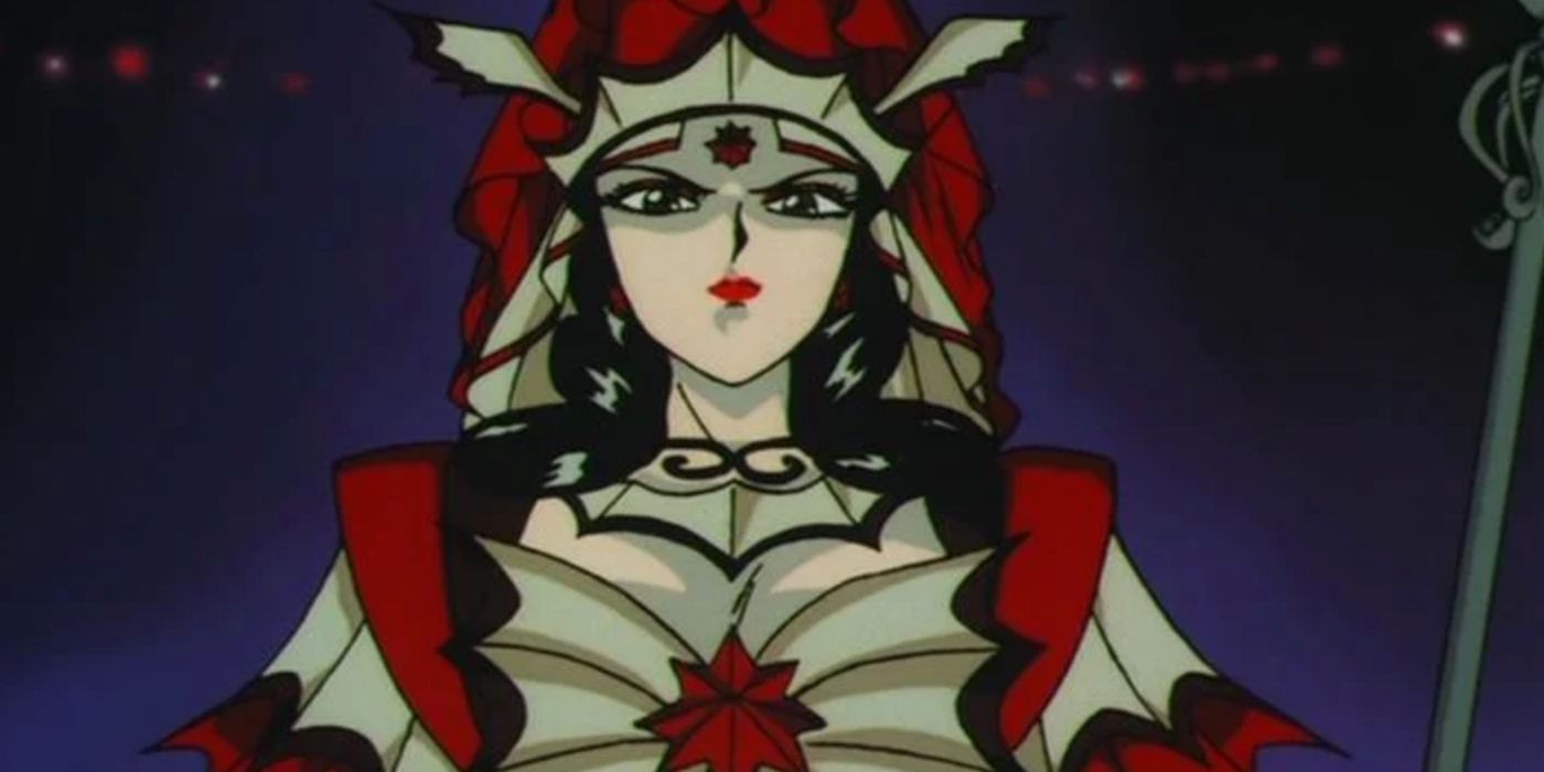 Queen Badiane intimidates in Sailor Moon SuperS