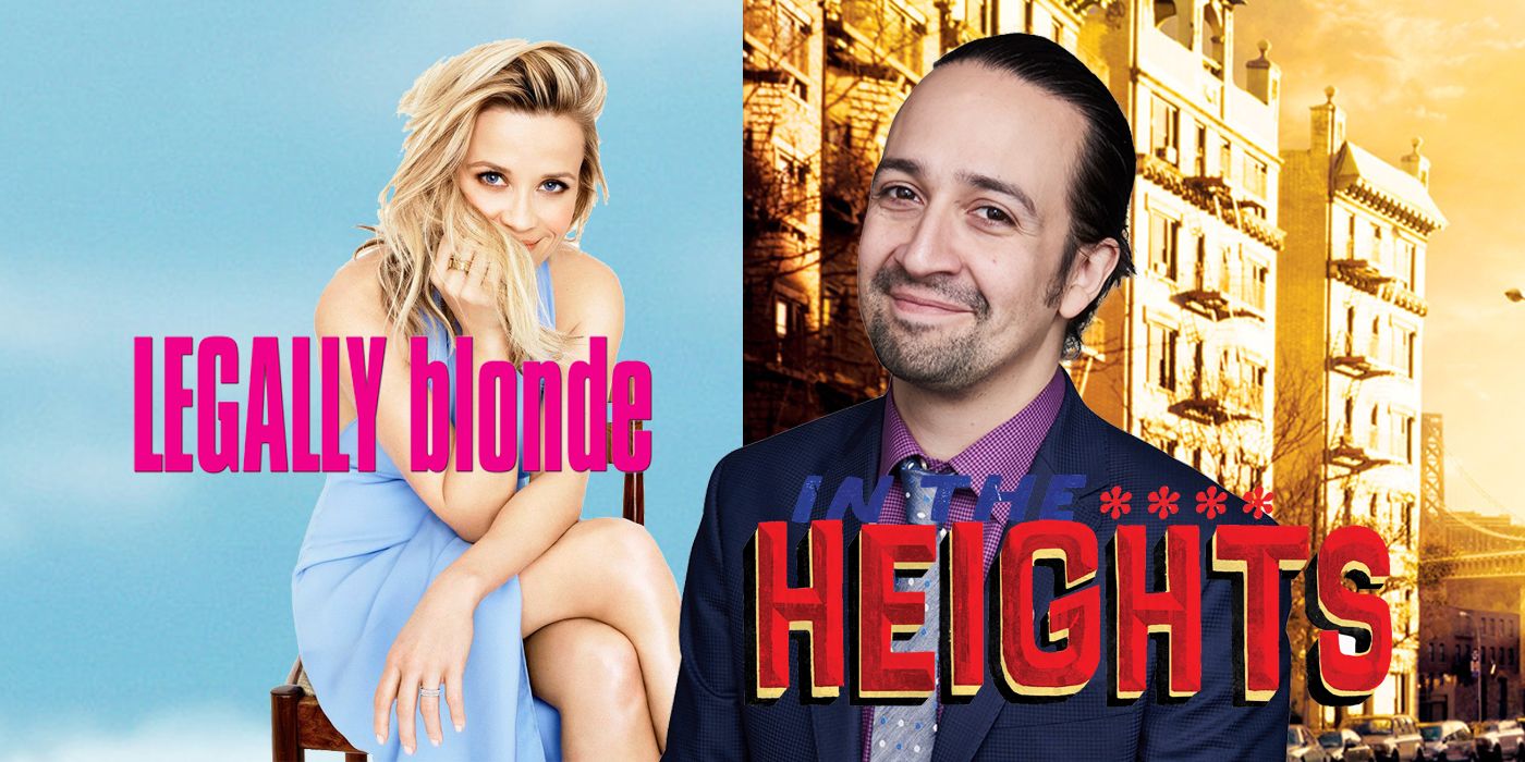 Reese Witherspoon in Legally Blonde 3 and Lin Manuel Miranda in In the Heights