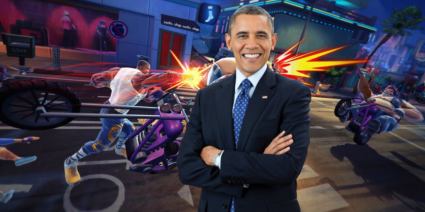 Shaq Fu Barack Obama