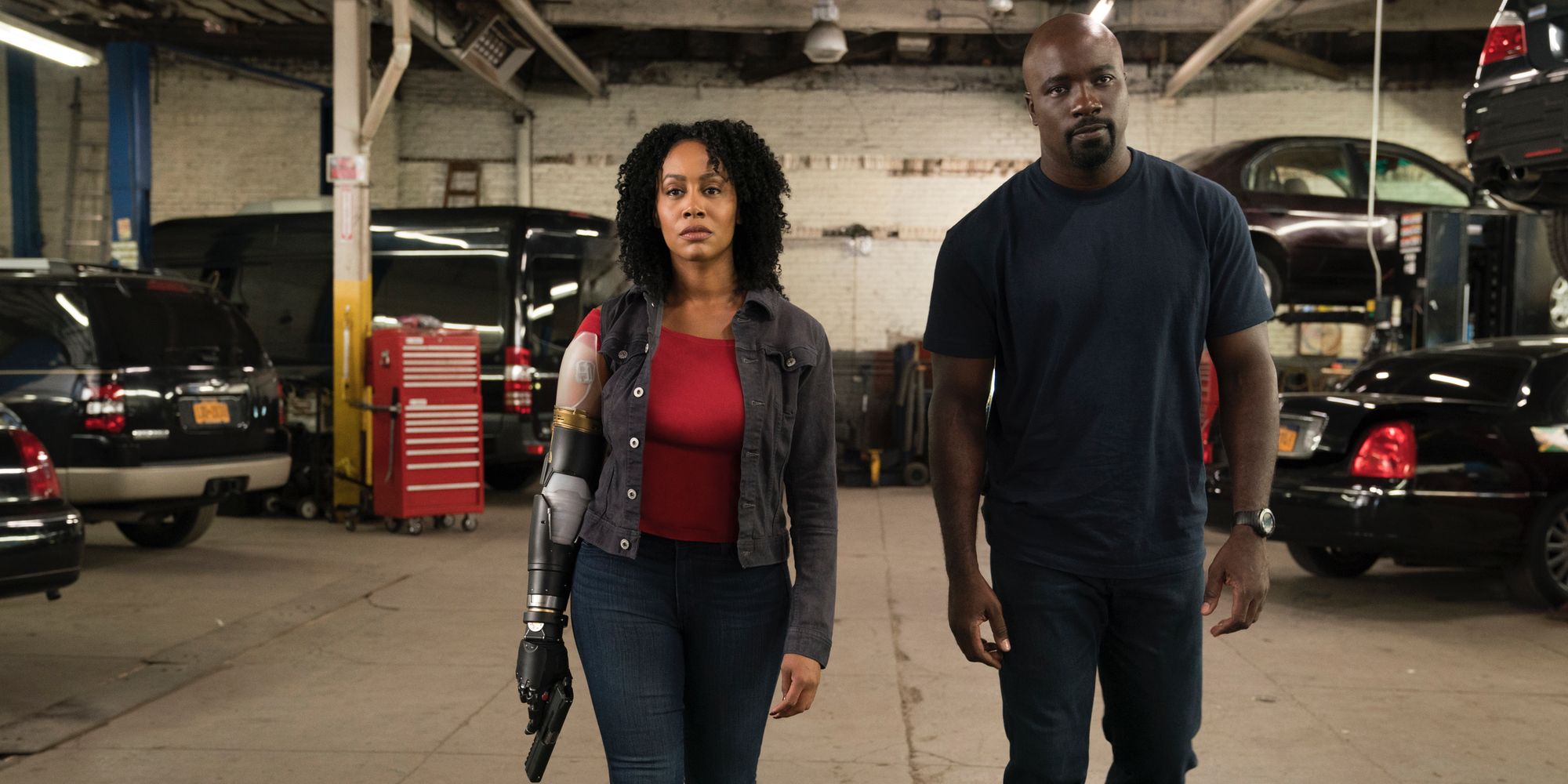 Simone Missick and Mike Colter Luke Cage Season 2