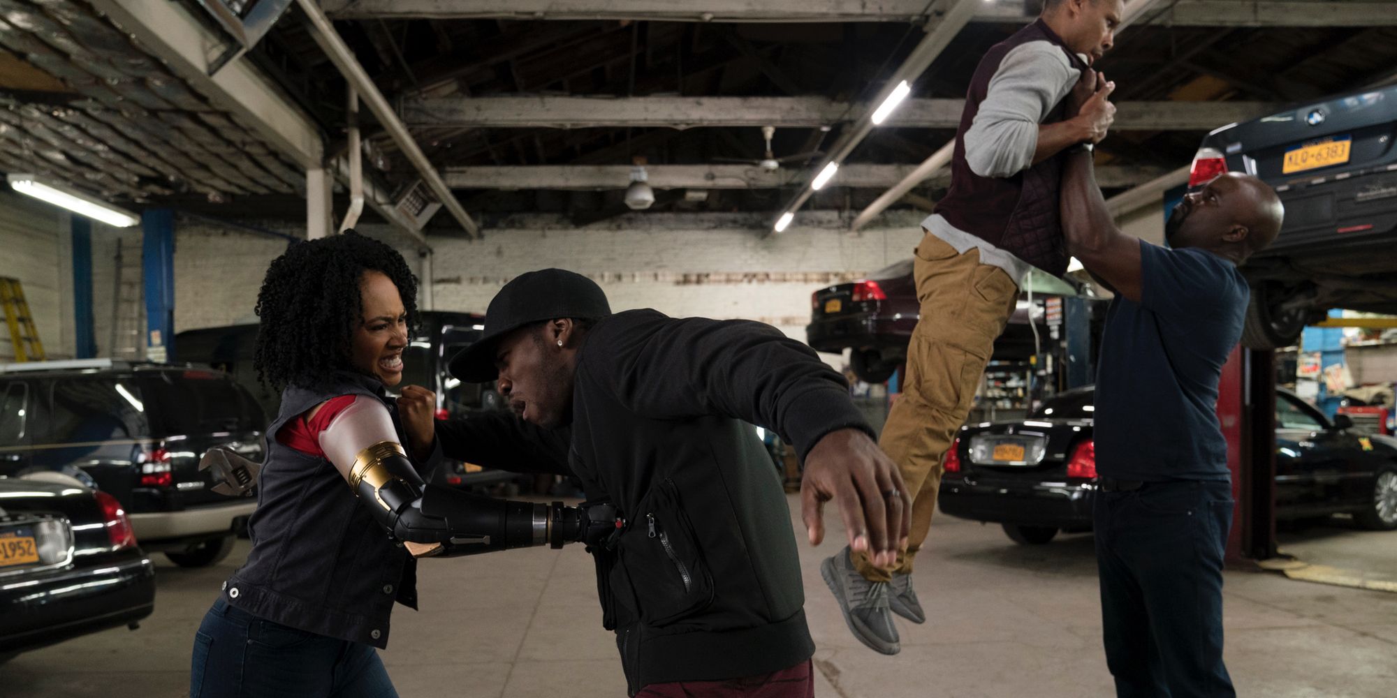 Simone Missick and Mike Colter in Luke Cage Season 2