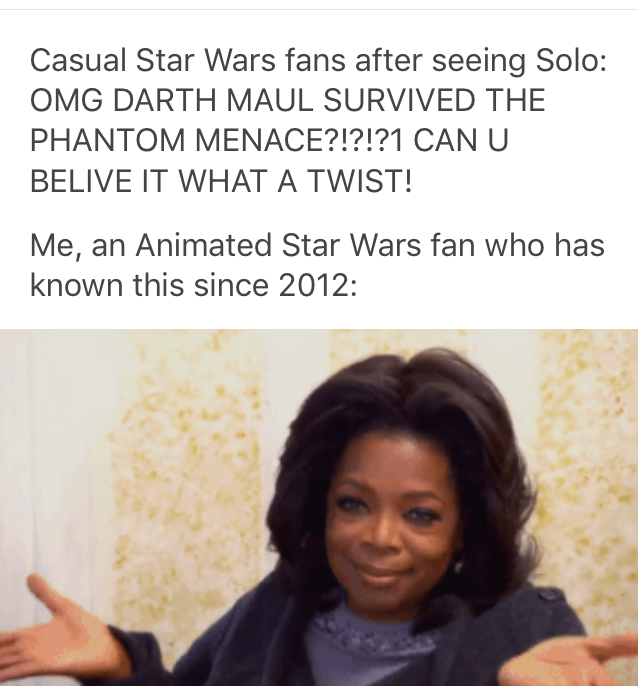 Solo A Star Wars Story Darth Maul Meme