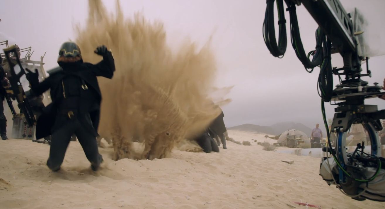 Solo a Star Wars Story battle scene