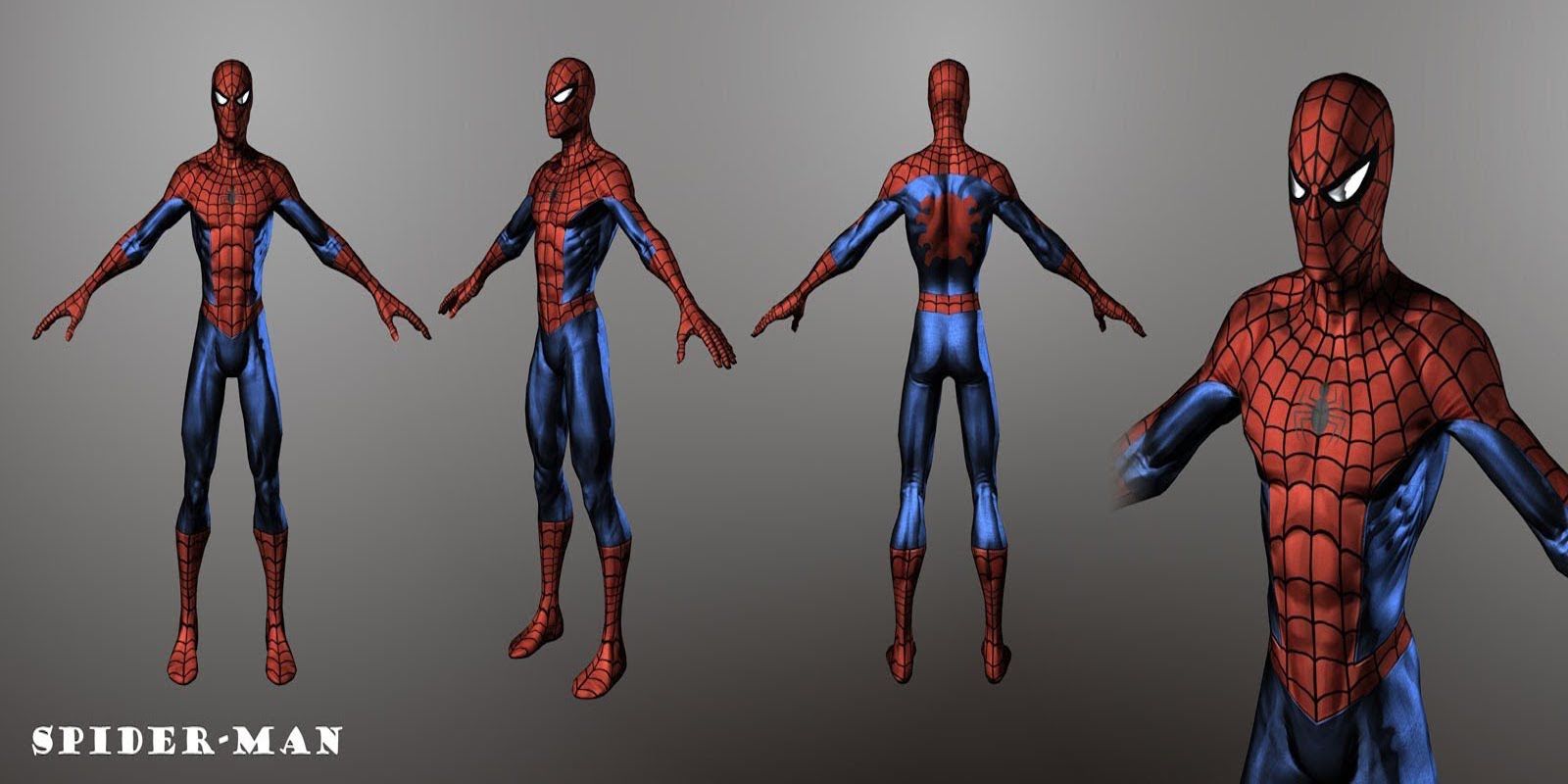 Spider-Man Classic Video Game Production Art