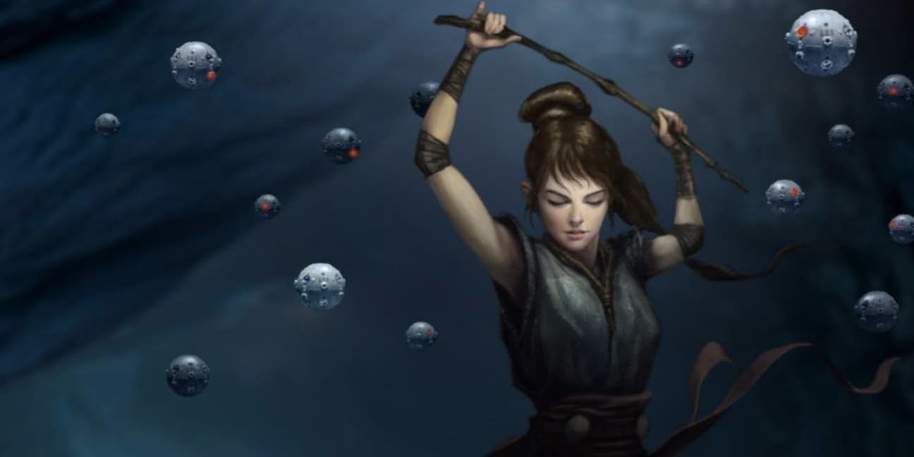 Rey Training The Last Jedi Concept Art