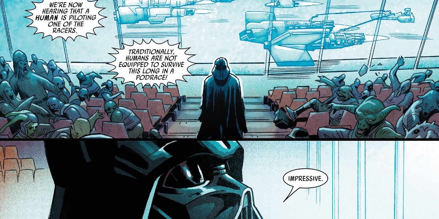Star Wars Darth Vader Comic Podrace