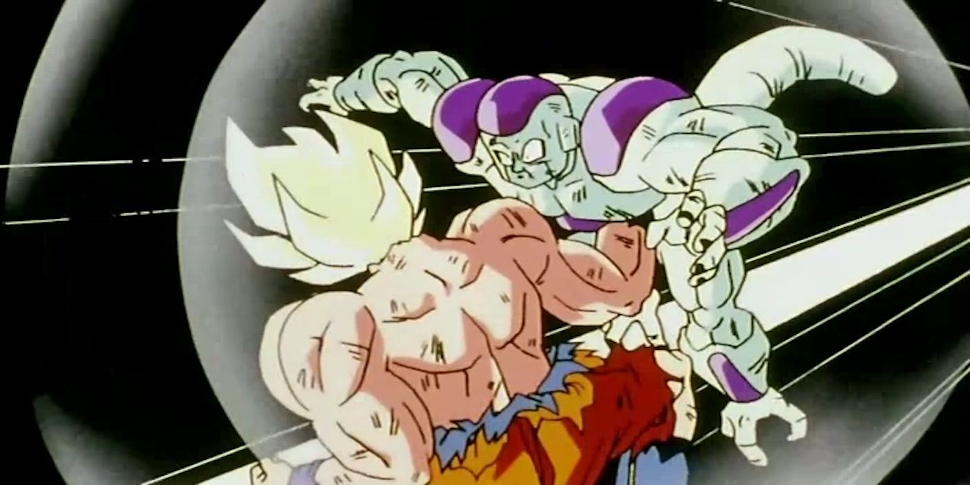 Super Saiyan Goku Beats Frieza