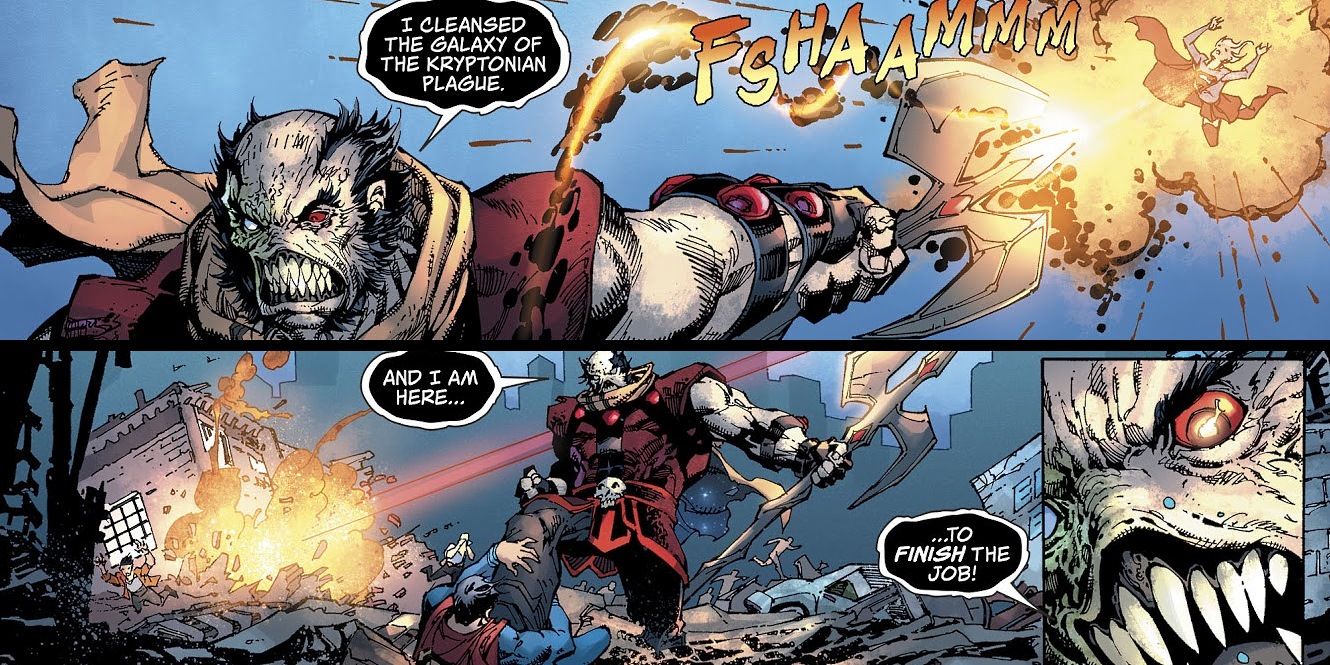 Superman Comic Rogol Zaar Action