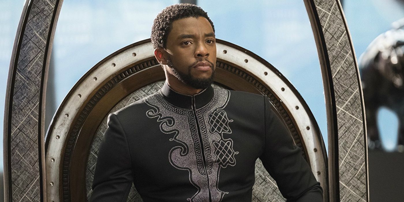 T'Challa on the throne