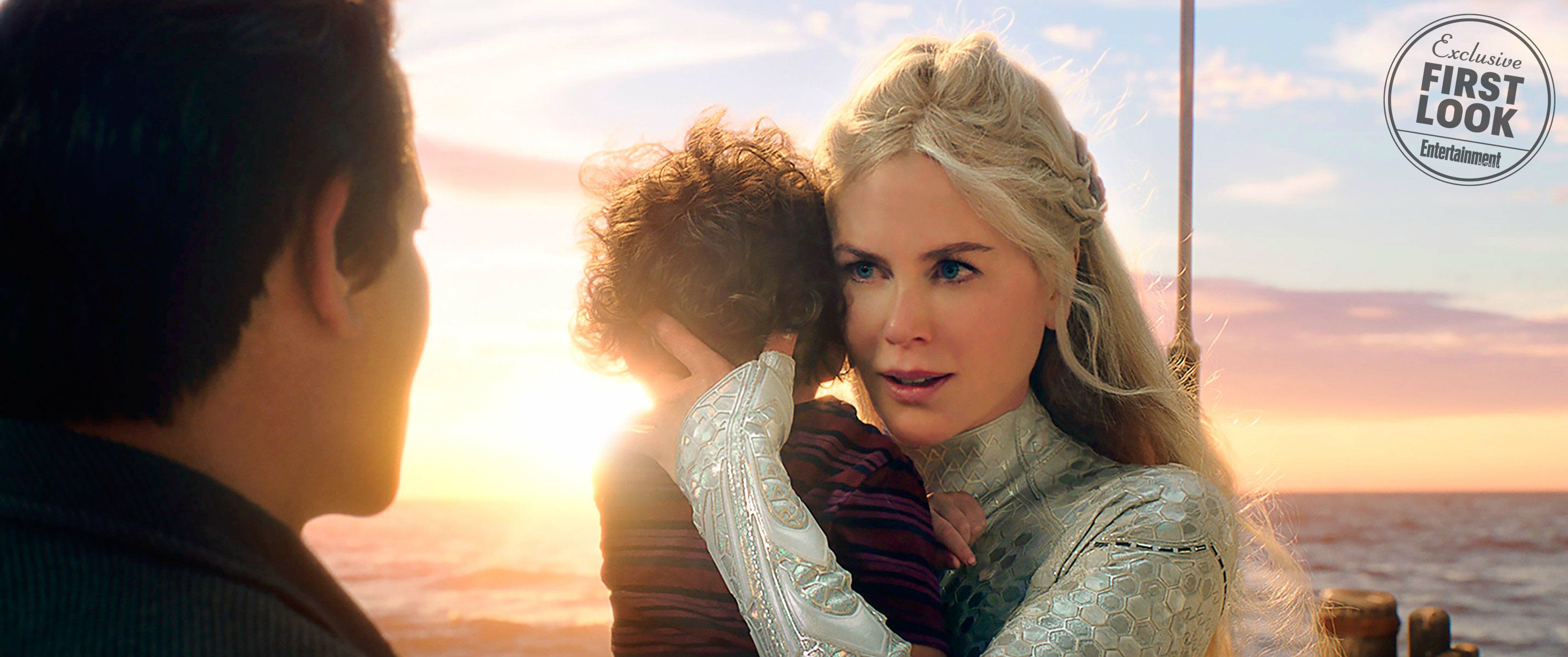 Temuera Morrison and Nicole Kidman in Aquaman