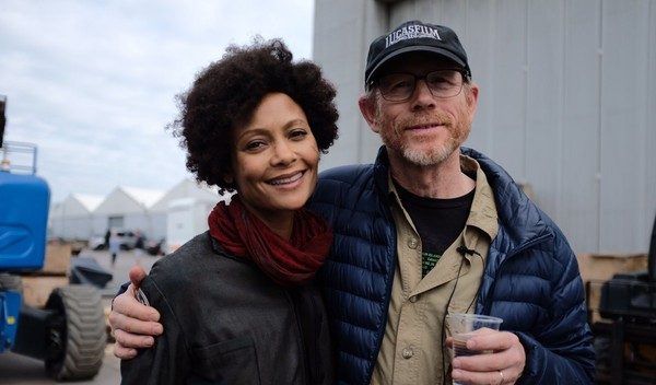 Thandie Newton and Ron Howard Solo a Star Wars Story