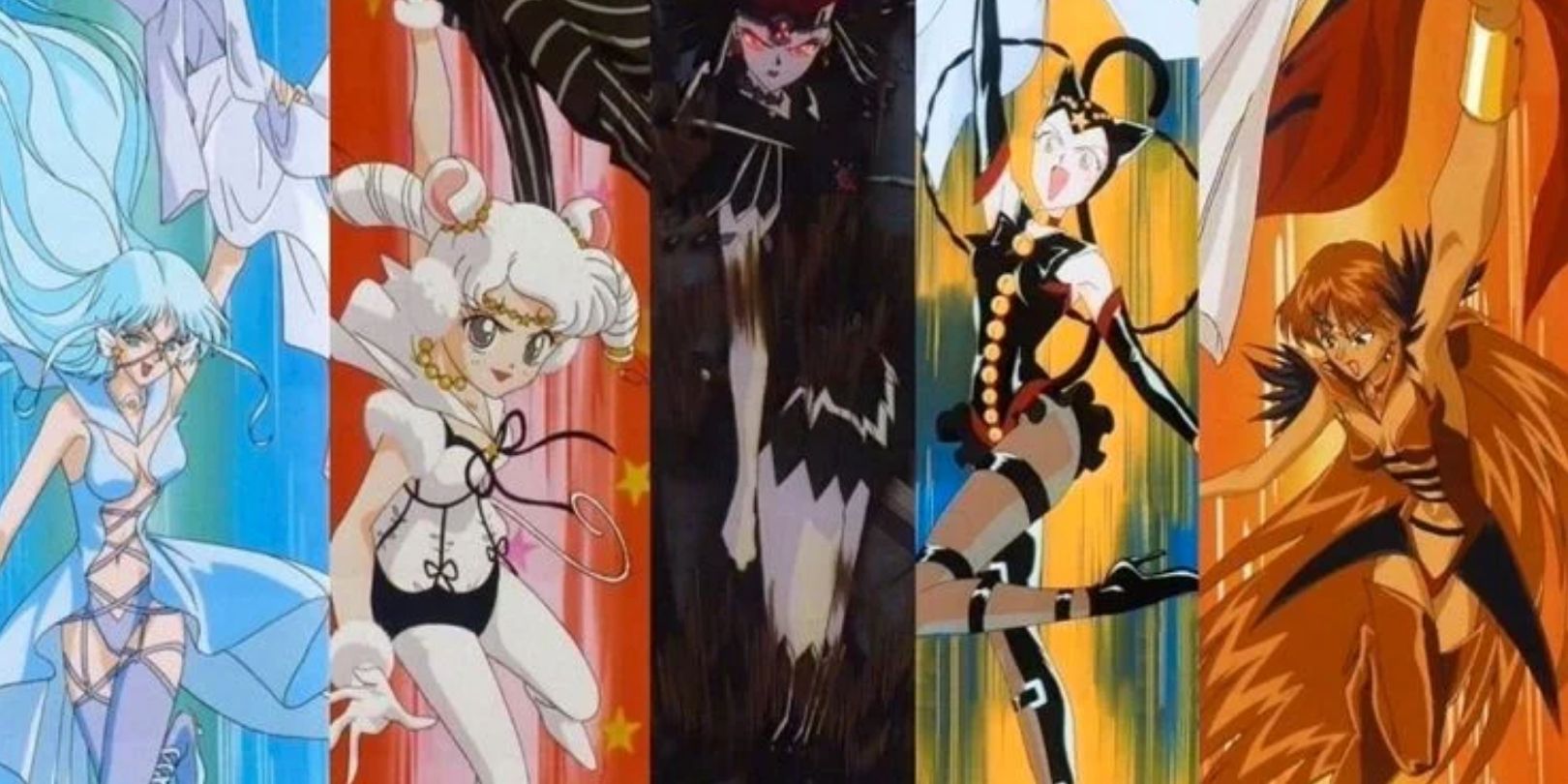 The Sailor Animamates working for Galaxia in Sailor Moon