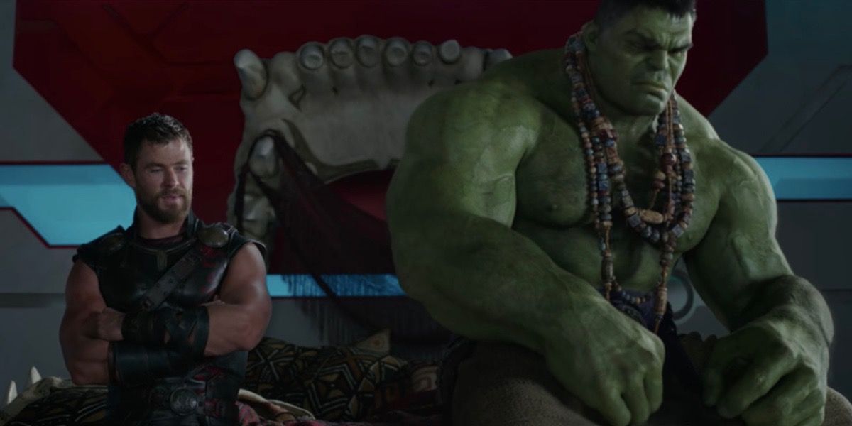 Thor and the Hulk in Thor Ragnarok