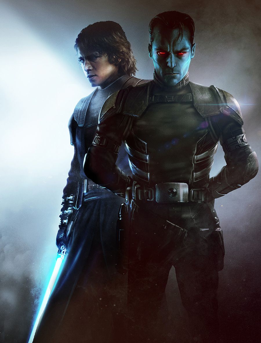 Thrawn Alliance Cover Art With Hayden Christensen&rsquo;s Anakin Skywalker