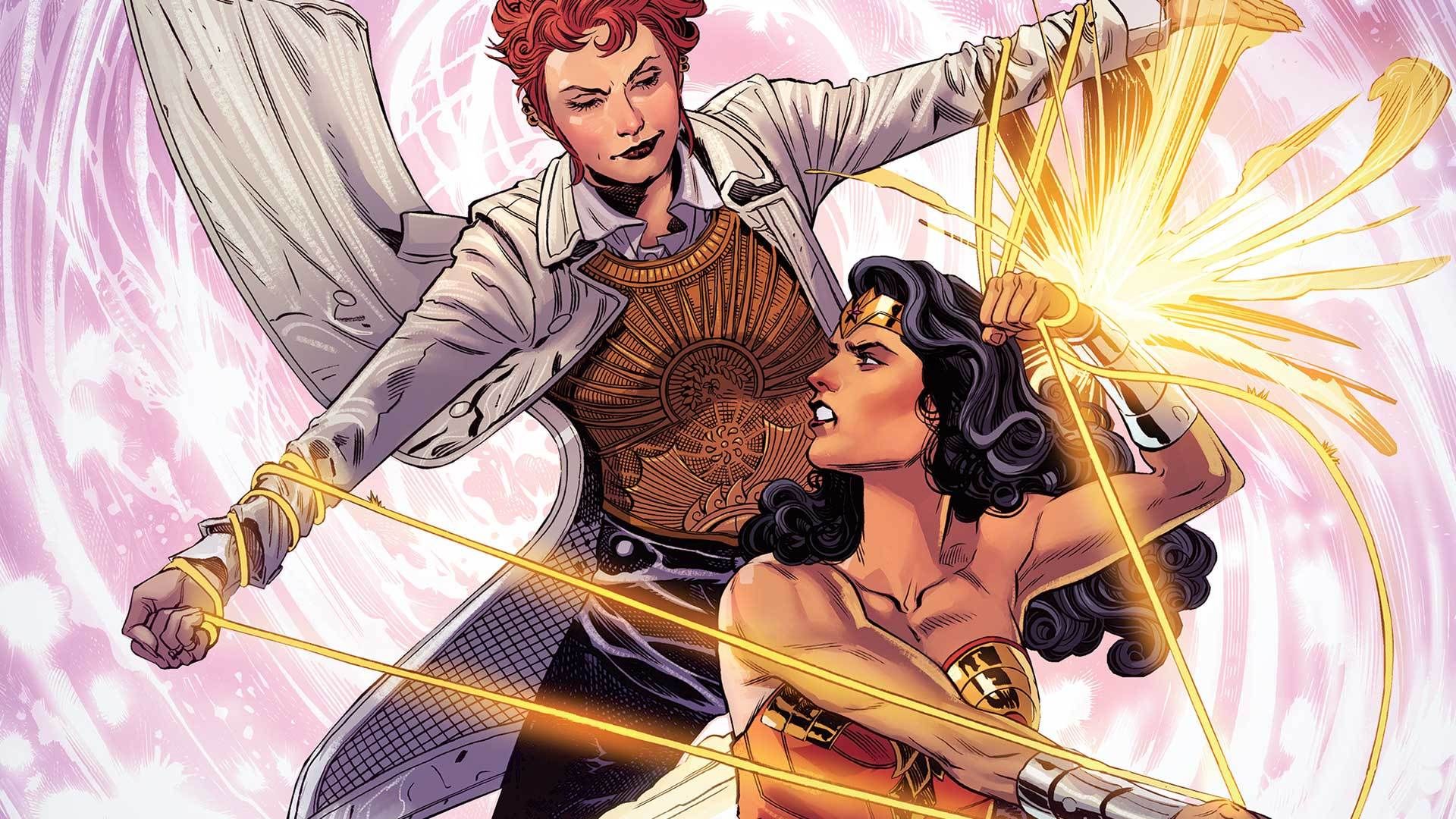 Wonder Woman fights Circe in DC Comics