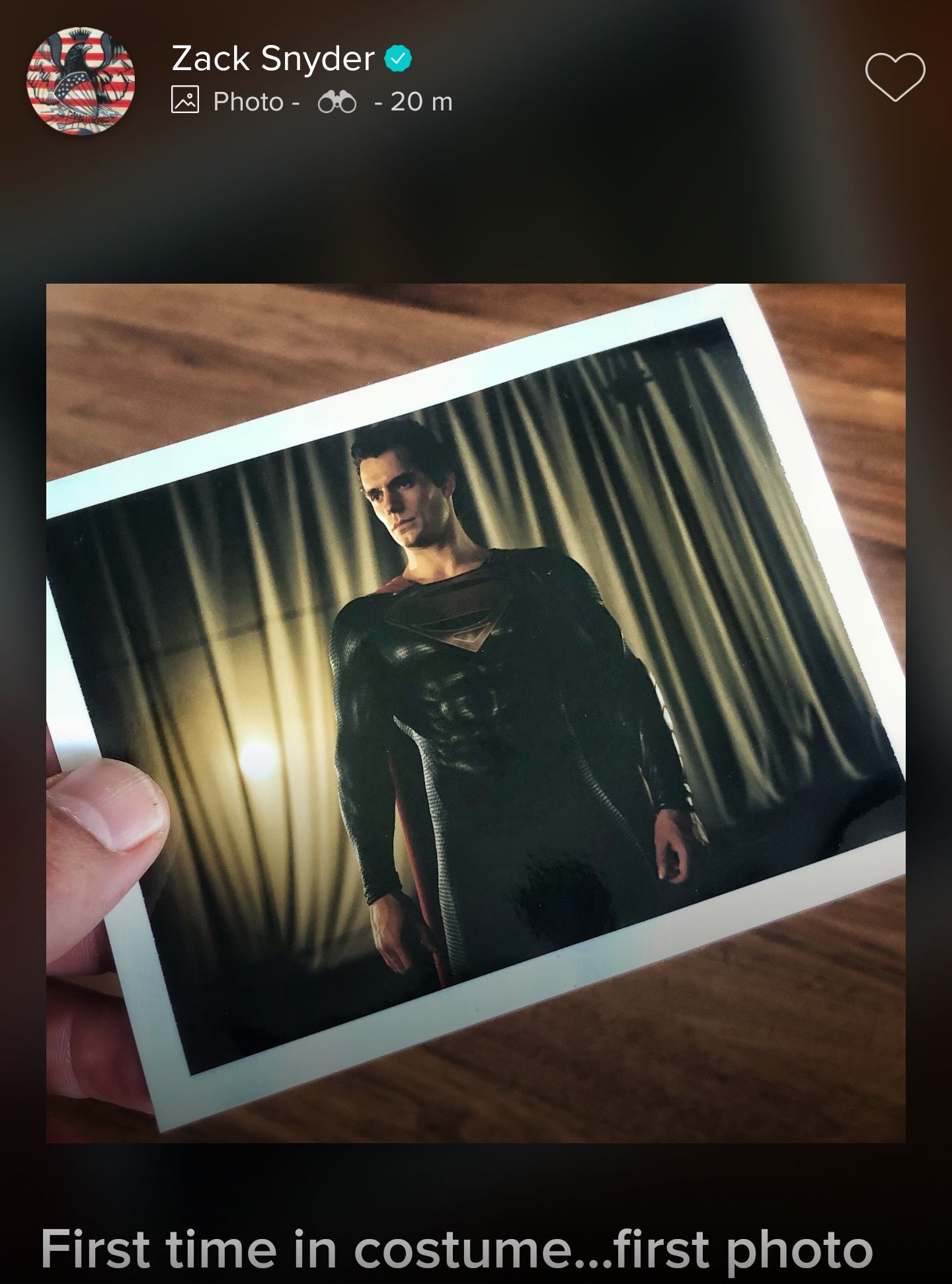 Zack Snyder Vero Man of Steel Henry Cavill Superman