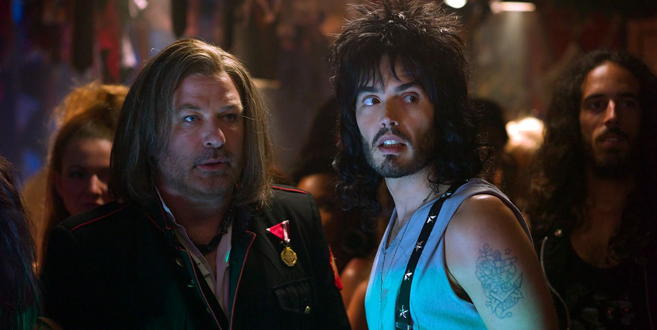 Alec Bladwin Russel Brand as leads in Rock of Ages