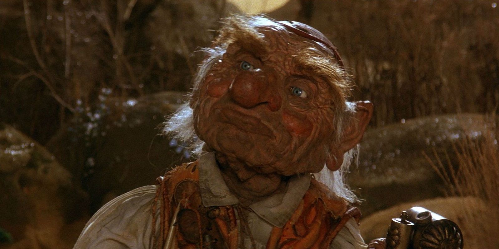 Hoggle looking suspicious in Labyrinth.