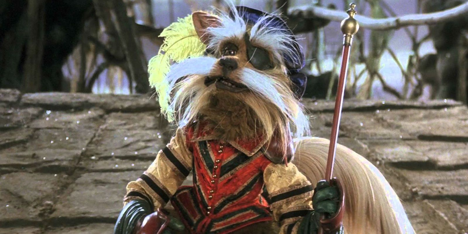 Didymus looking up in Labyrinth.