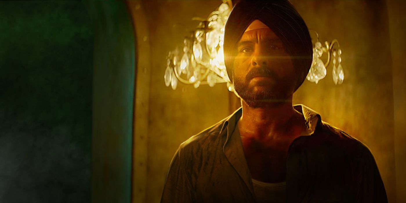A still from Sacred Games featuring Saif Ali Khan as Sartaj Singh