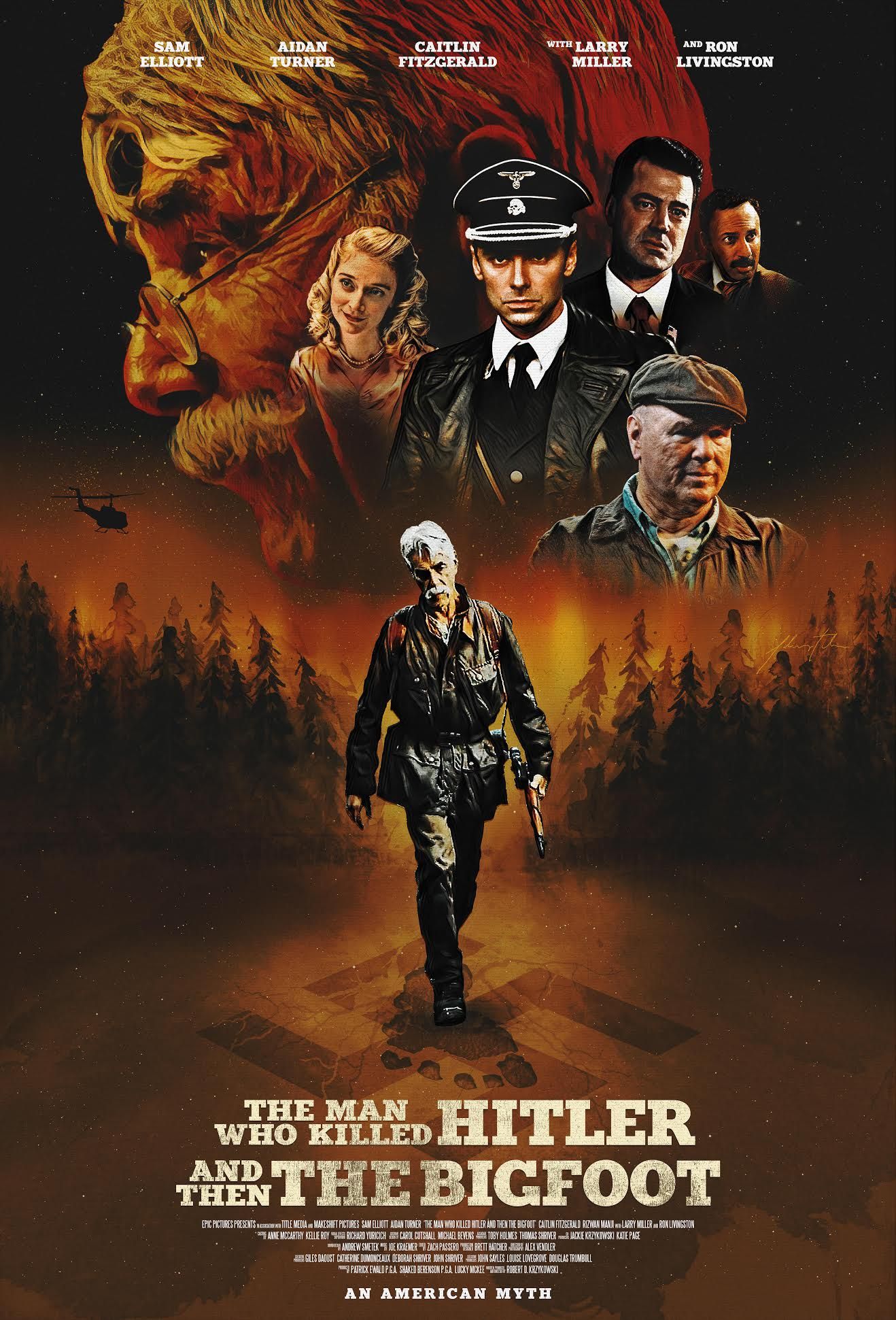The Man Who Killed Hitler and Then The Bigfoot Poster