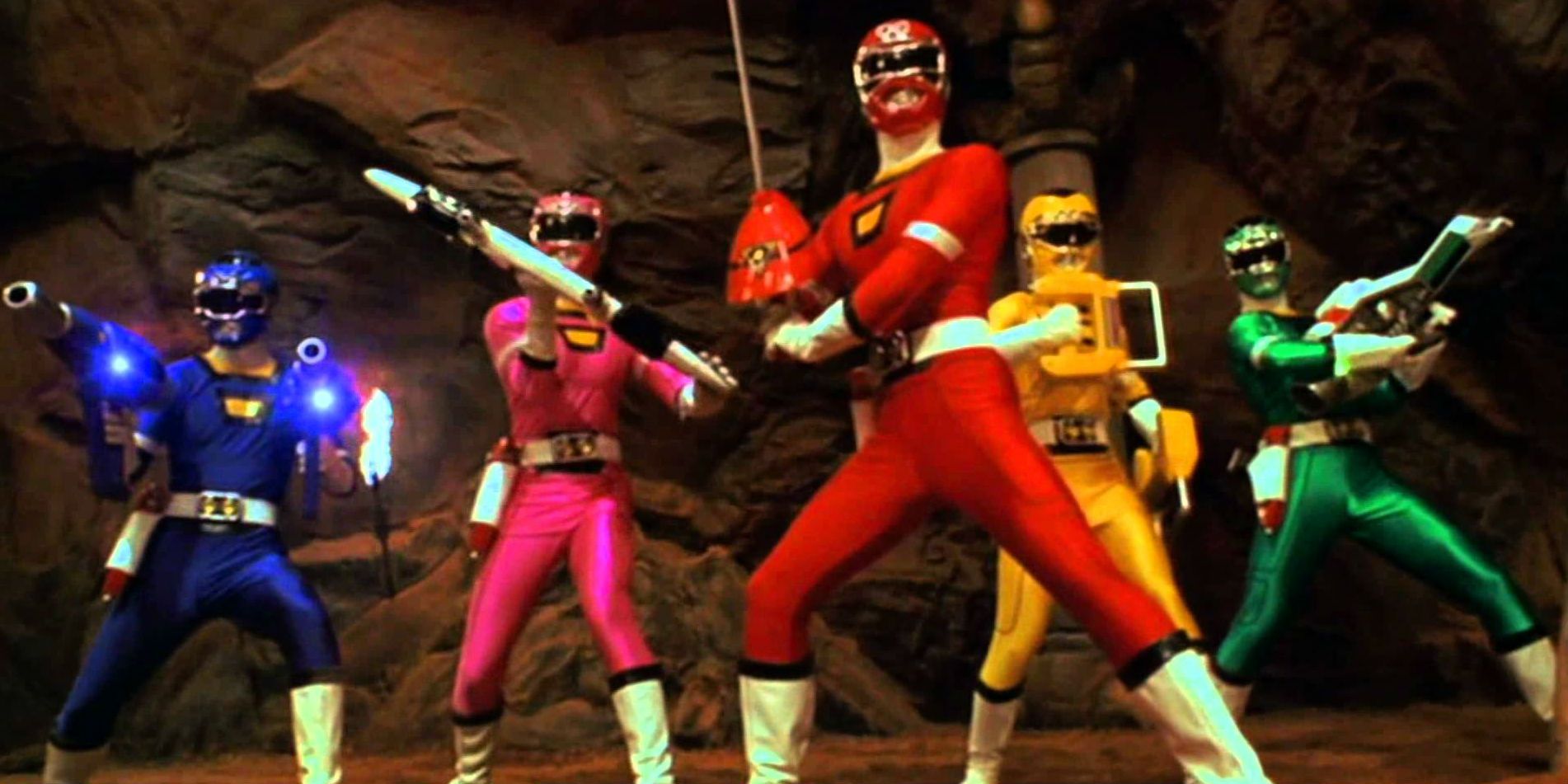 The Turbo team in Turbo: A Power Rangers Movie