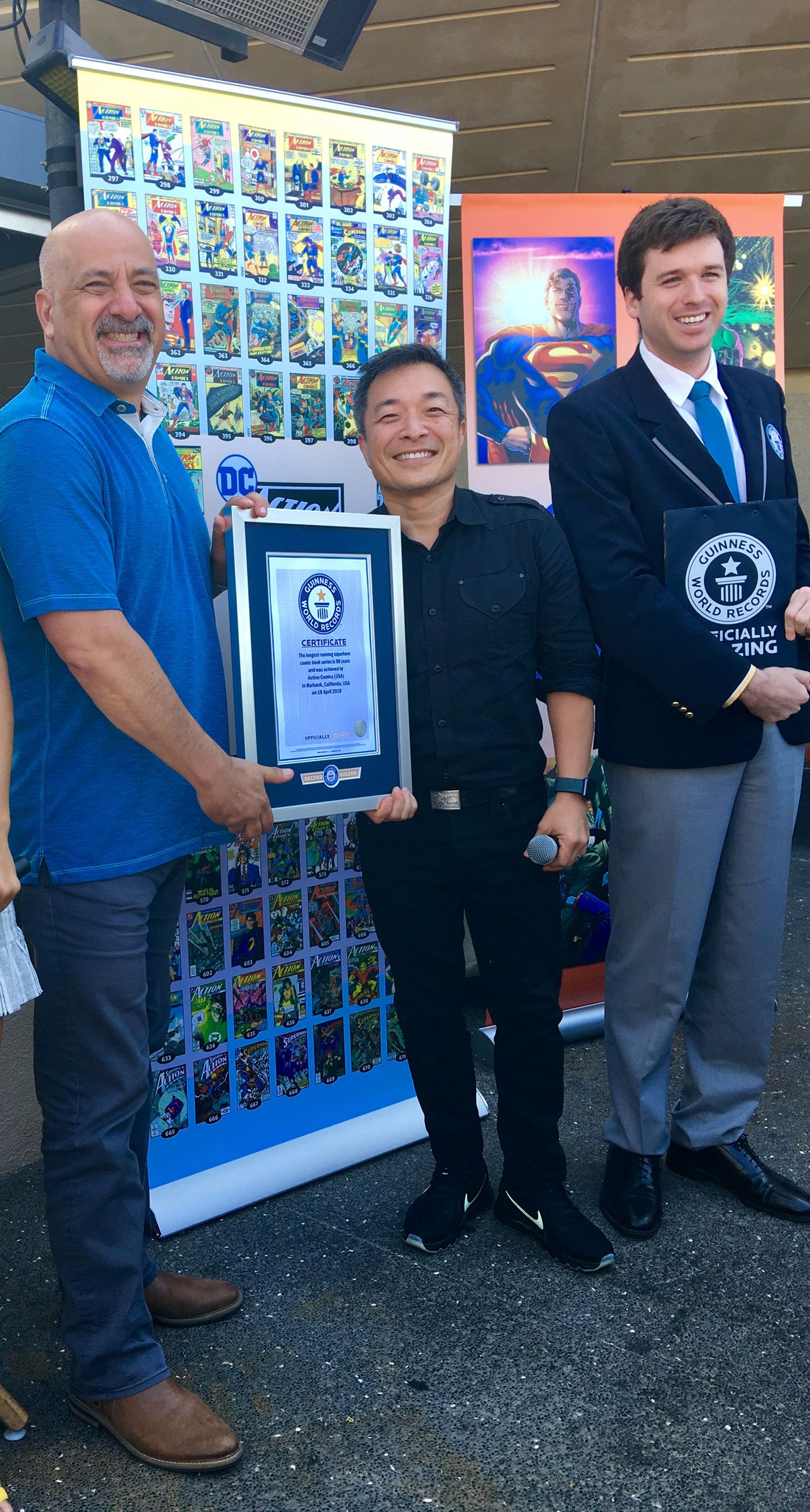 Action Comics Guinness Book of World Records