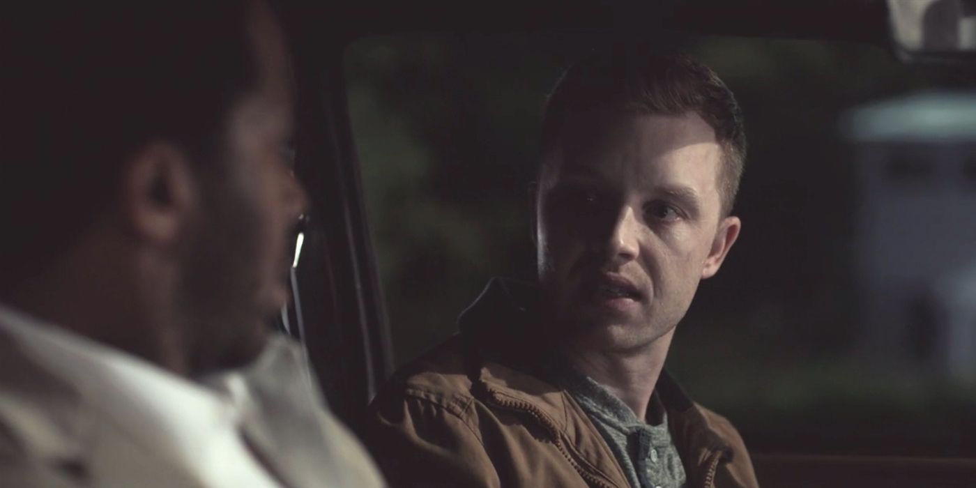 Andre Holland and Noel Fisher in Castle Rock