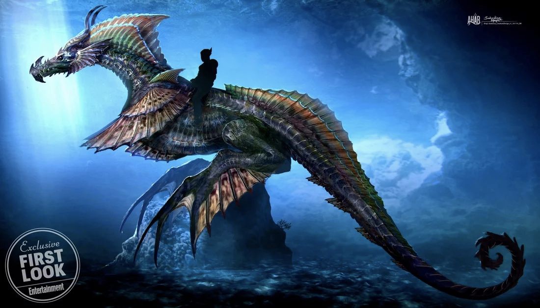 Aquaman Sea Dragon Concept Art