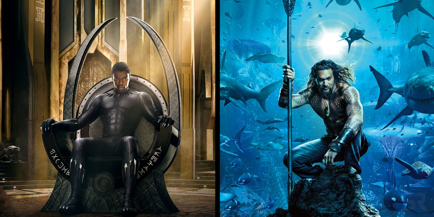 Black Panther and Aquaman Posters