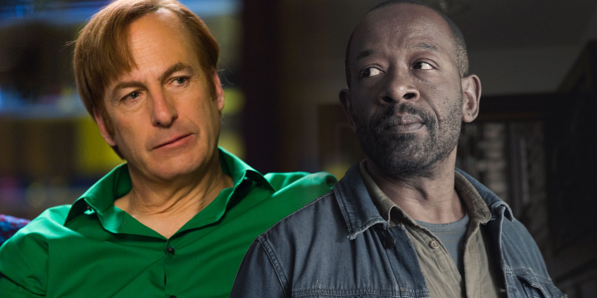 Bob Odenkirk and Lennie James Better Call Saul Fear the Walking Dead
