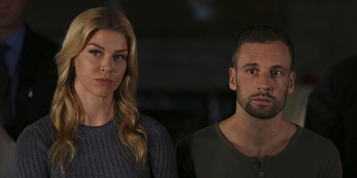 Bobbie Morse and Lance Hunter in Civilian Clothing in Agents of S.H.I.E.L.D