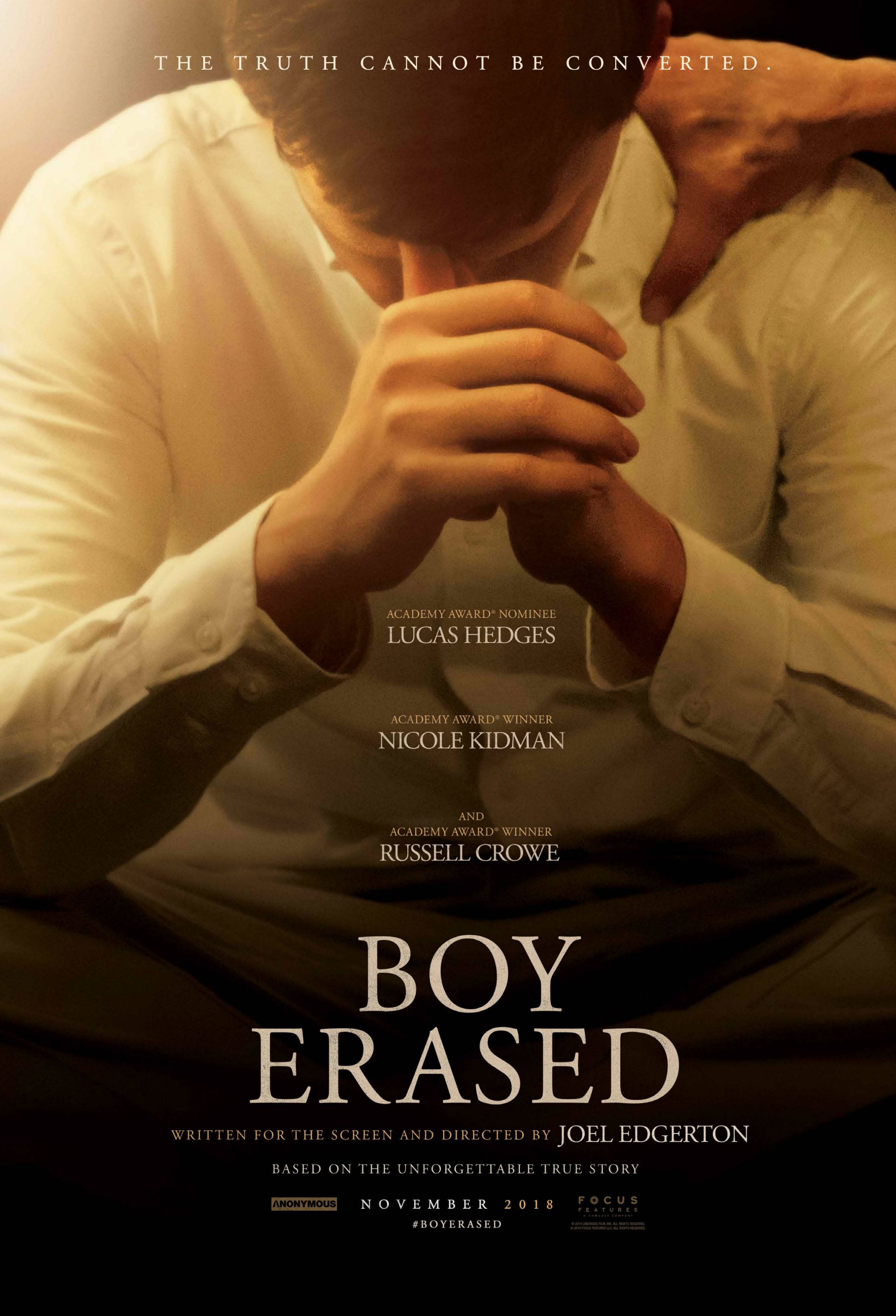 Joel Edgerton's Boy Erased Movie Gets a Trailer & Poster
