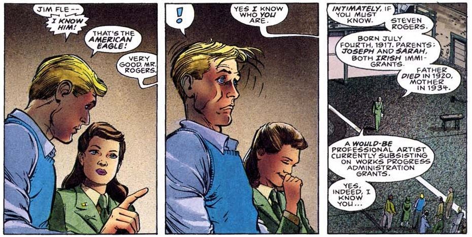 Captain America birthday comics