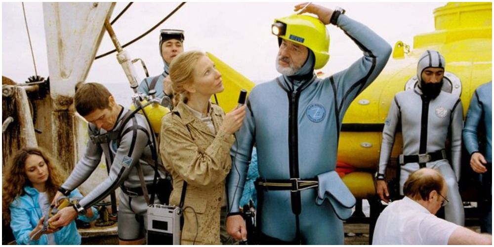 Cate Blanchett and Bill Murray in The Life Aquatic