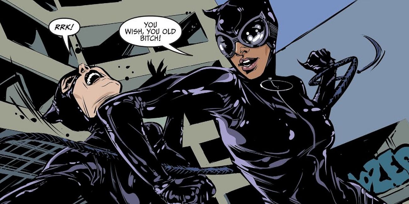 Catwoman Comic Evil Fight