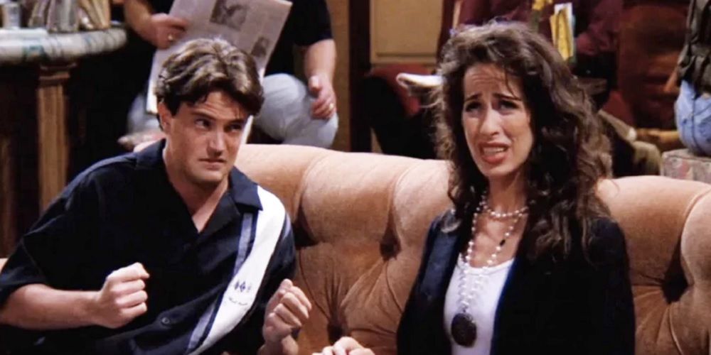 Chandler trying to break up with Janice