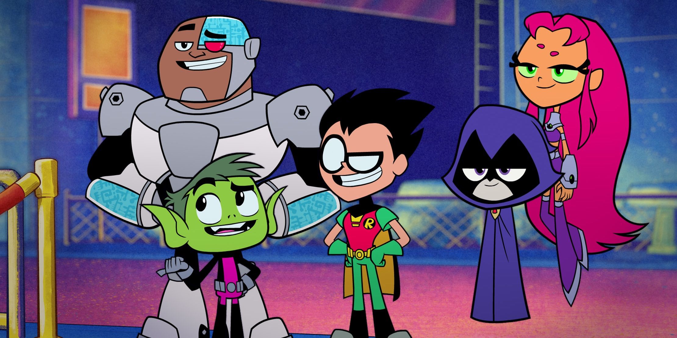 The cast of Teen Titans Go