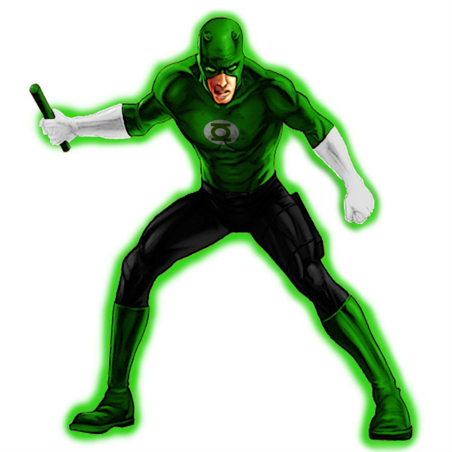 Daredevil and Green Lantern by_666darks