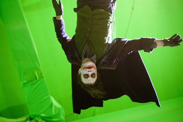 Dark Knight Behind The Scenes Joker Green Screen
