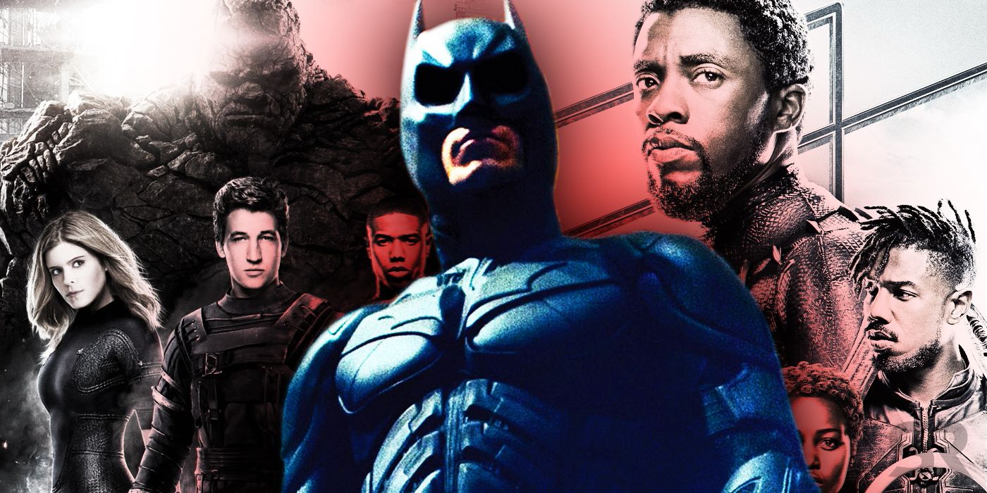 Dark Knight with Black Panther and Fantastic Four