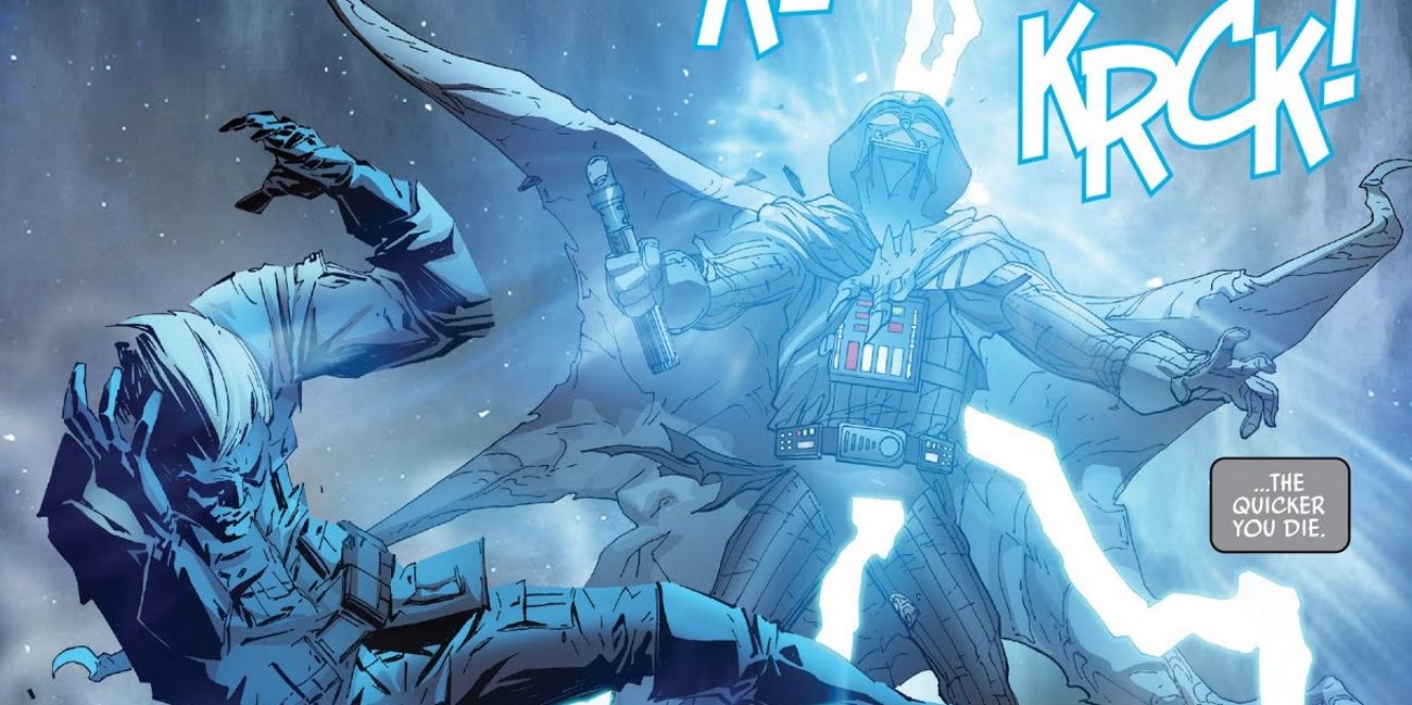 Darth Vader Comic Lightning Tarkin
