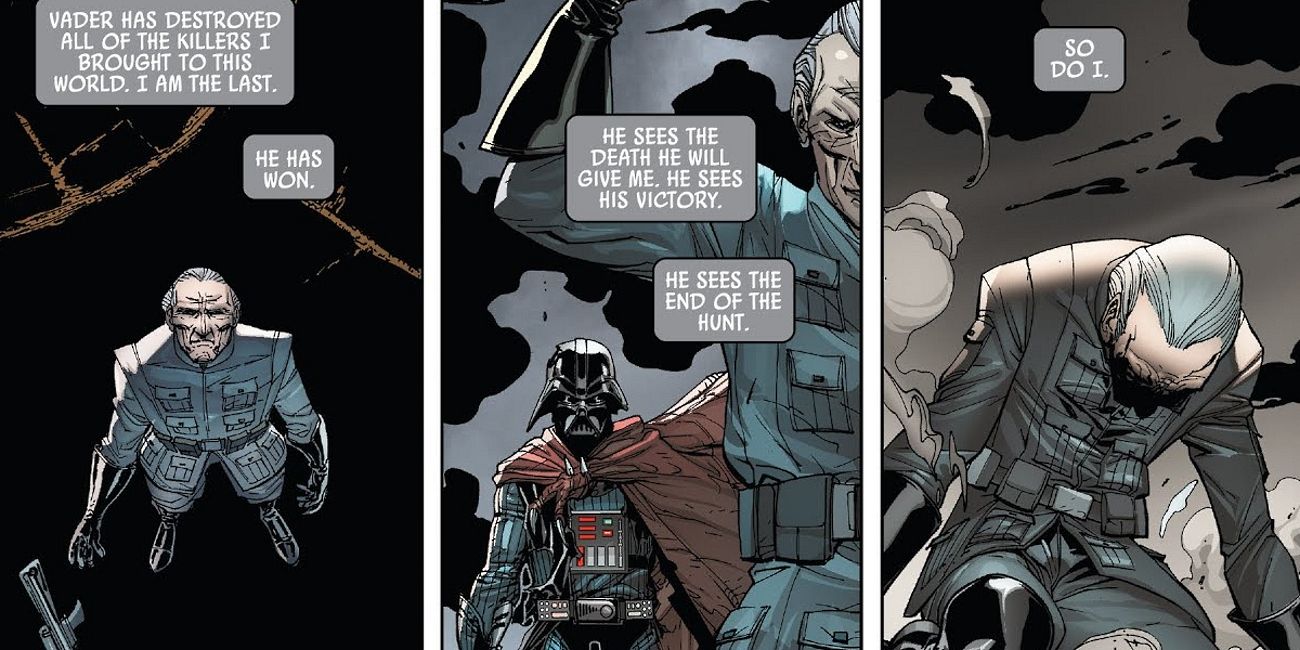 Darth Vader Comic Tarkin Beaten Hunt