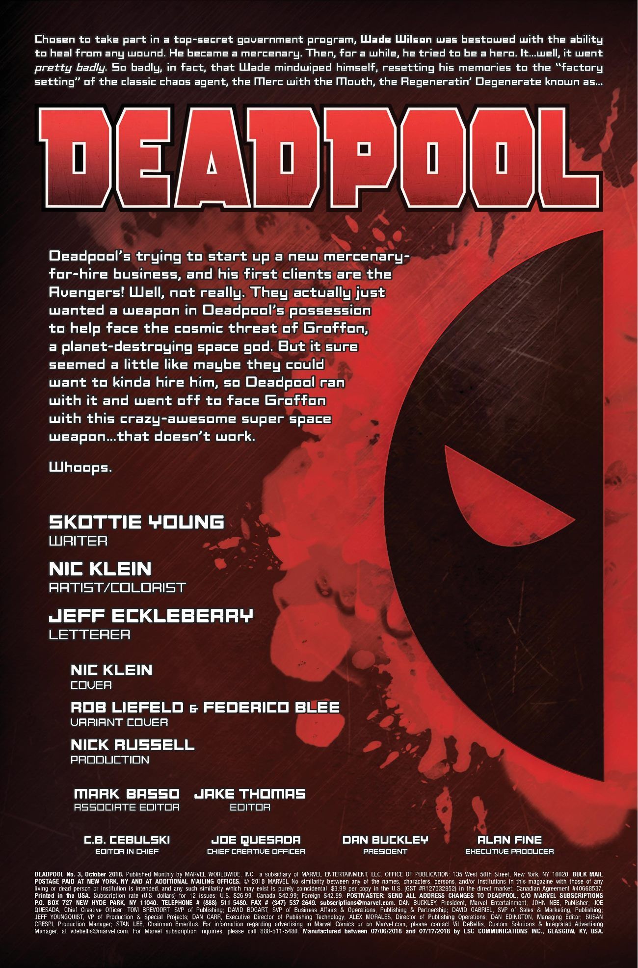 Deadpool Comic 3 Preview 1