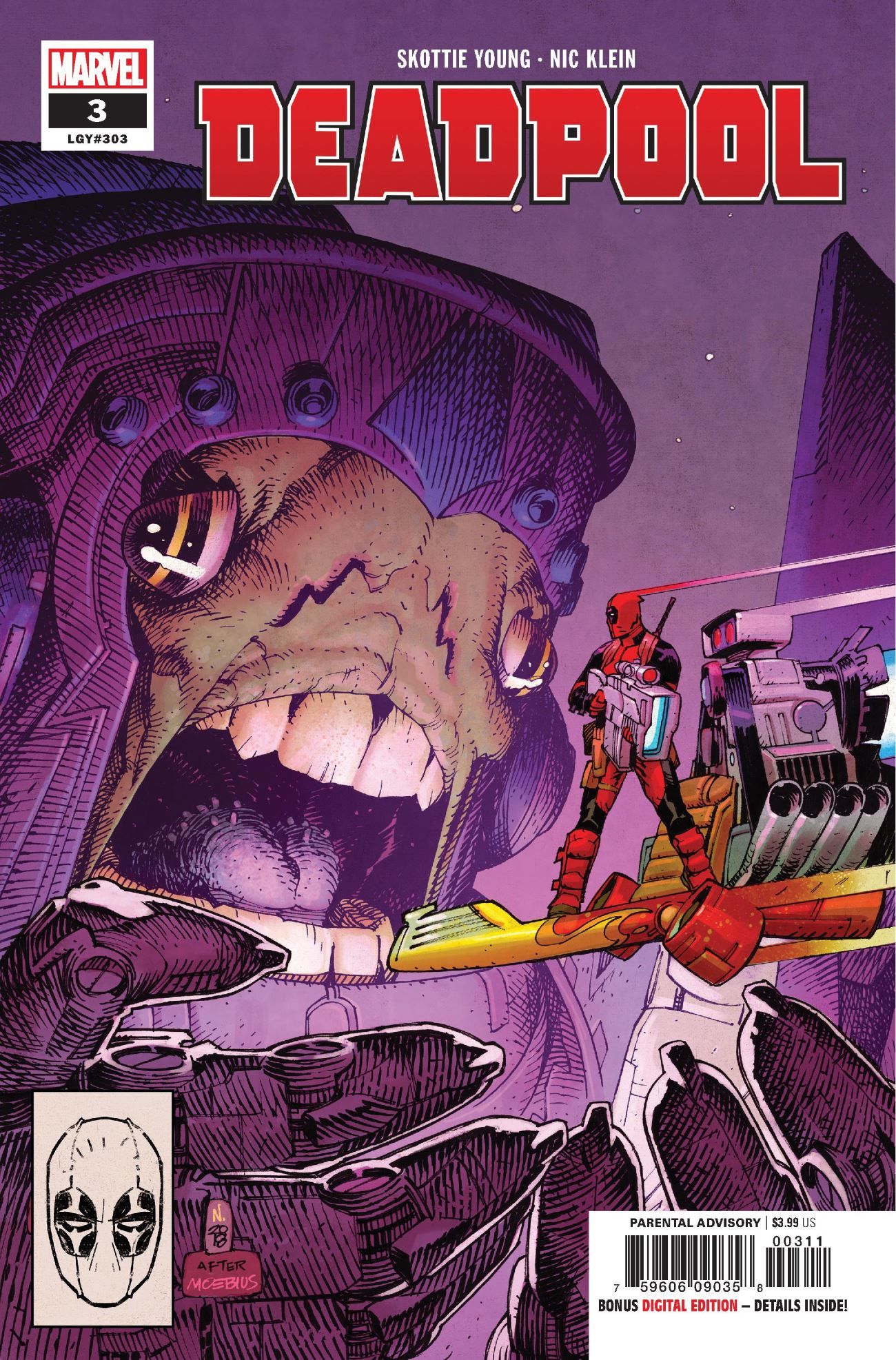 Deadpool Comic 3 Preview Cover