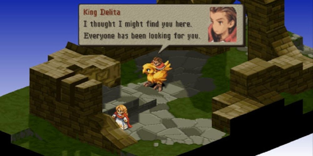 Delita and Ovelia Final Fantasy Tactics