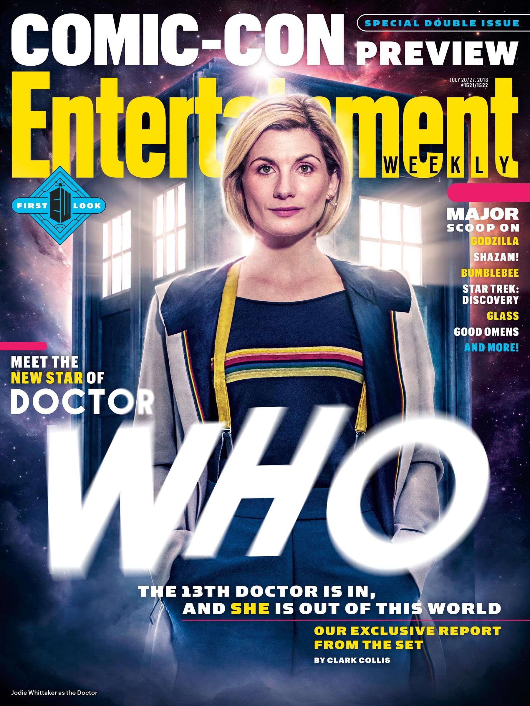 Doctor Who’s Jodie Whittaker Is Featured On EW’s Comic-Con Cover